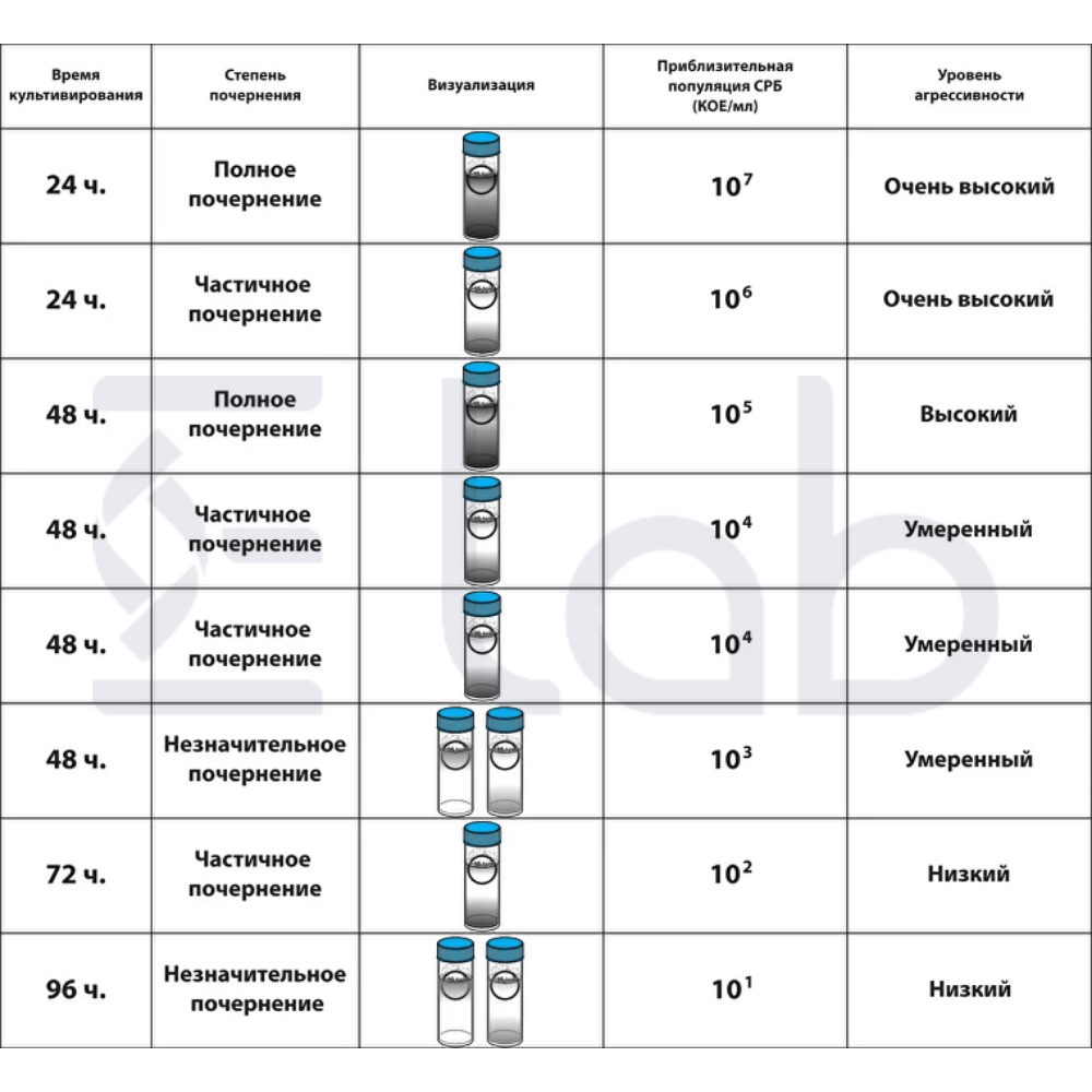 СРБ Sulfite iron agar — изображение 4